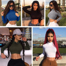 casual crop top turtleneck - For you and all