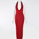 halter backless dress - For you and all