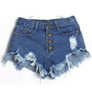high waist buttons jean shorts - For you and all