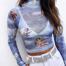 See through angel Mesh Top - For you and all