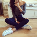 knitted Off Shoulder Crop Top - For you and all