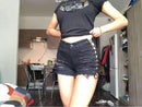 high waist ripped jeans short - For you and all