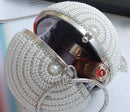 Diamond pearl beaded clutch - For you and all