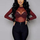 see through transparent mesh Top - For you and all