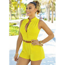 v neck romper shorts - For you and all