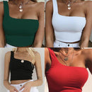 one shoulder tank top - For you and all