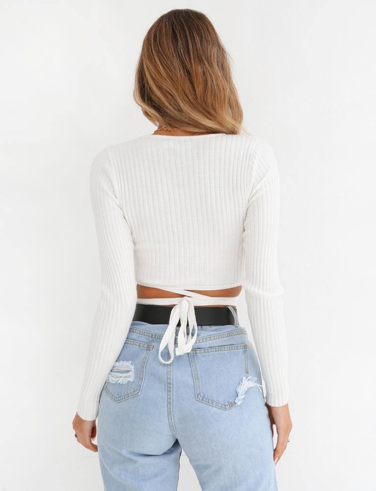 v-neck knitted top - For you and all