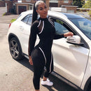 white lined sport romper - For you and all