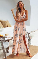 long slit spaghetti strap dress - For you and all