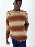 DISTRESSED GENTLEMAN SWEATER | BROWN-2