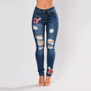 ripped  flower Jeans - For you and all