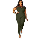 Plus size short sleeve romper - For you and all
