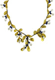 Golden Autumn Leaves Necklace -3