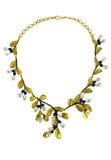 Golden Autumn Leaves Necklace -4