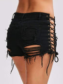 high waist ripped jeans short - For you and all