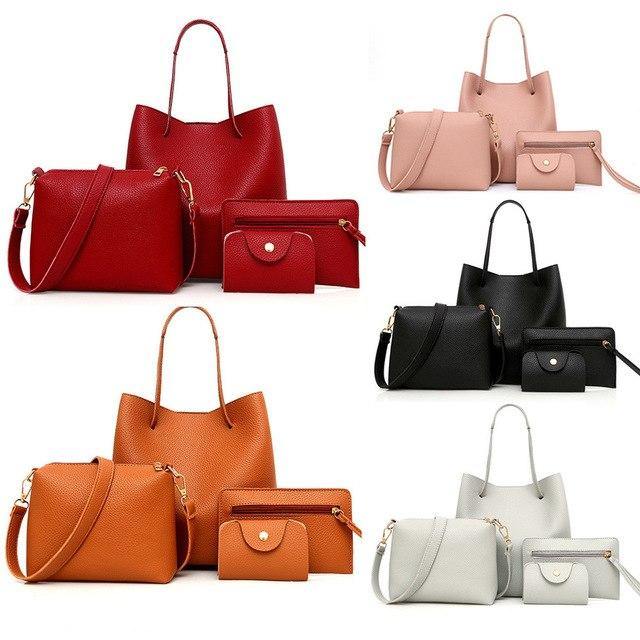 4Pcs  leather handbag - For you and all