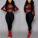 see through transparent mesh Top - For you and all
