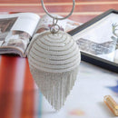 Diamond pearl beaded clutch - For you and all