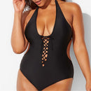 Plus size lace up one piece - For you and all