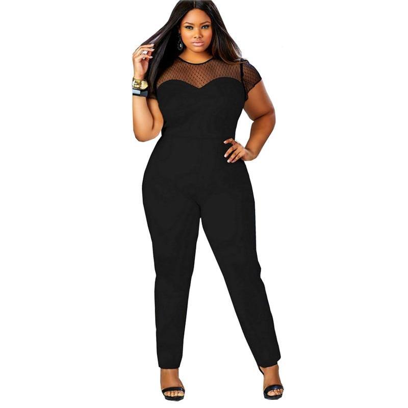 Plus size short sleeve romper - For you and all