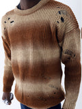 DISTRESSED GENTLEMAN SWEATER | BROWN-3