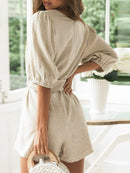 Deep V neck romper shorts - For you and all