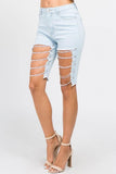 cutoff  chain  Bermuda  shorts - For you and all