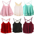Casual ruffled tank top - For you and all