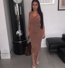 casual slip spaghetti strap dress - For you and all