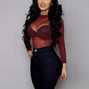 see through transparent mesh Top - For you and all