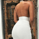 halter backless dress - For you and all