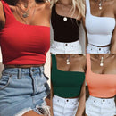 one shoulder tank top - For you and all