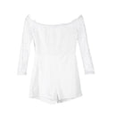lace sheer romper shorts - For you and all