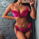 padded push up  ruffle bikini - For you and all