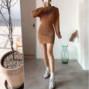 Casual hooded sweater dress - For you and all