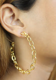Chain Hoop Earrings by Bombay Sunset-1