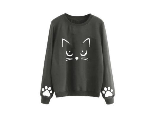 cat face sweater - For you and all