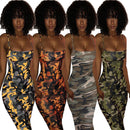 camouflage spaghetti strap dress - For you and all