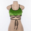 Velvet halter tank top - For you and all