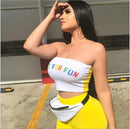2 piece crop top shorts set - For you and all