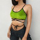 Velvet halter tank top - For you and all