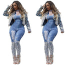 print jeans romper - For you and all