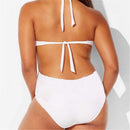 Plus size lace up one piece - For you and all