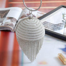 Diamond pearl beaded clutch - For you and all