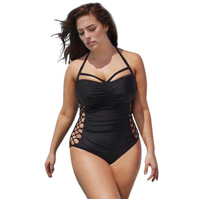 Plus size halter  one piece - For you and all