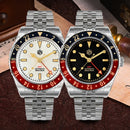 San Martin  40mm Vintage GMT Full Luminous Watch