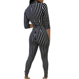 Deep v neck stripe romper - For you and all