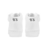 BS FLY9 White Unisex High Tops