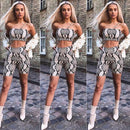 snake skin 2 piece shorts set - For you and all