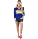 V-neck rainbow top - For you and all